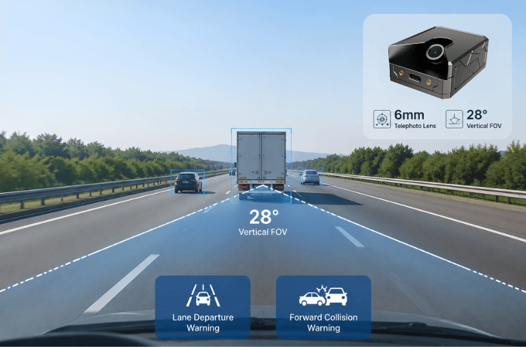 Long-Range Telephoto Lens for Accurate ADAS Detection